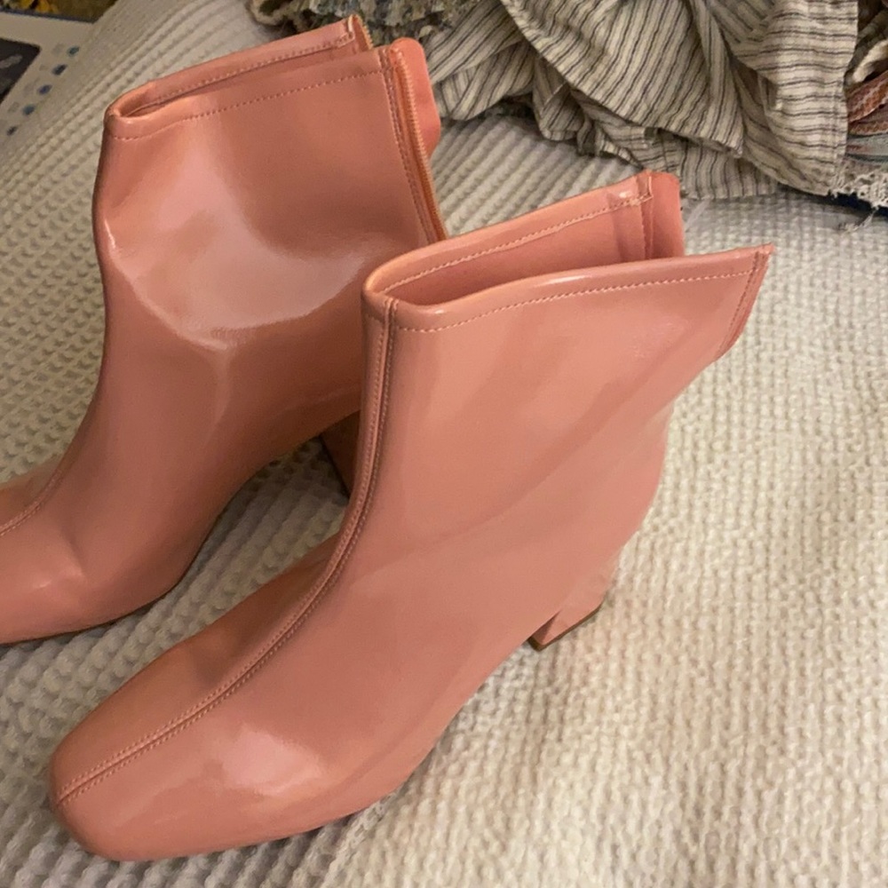 Shein pink boots